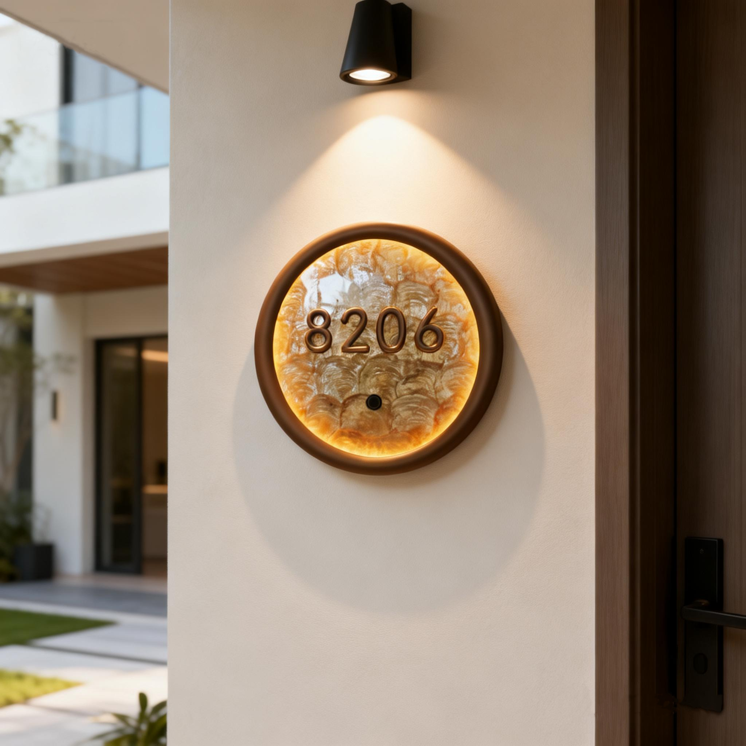 ​LED Illuminated Doorbell Door Sign